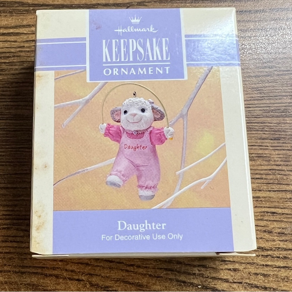 Hallmark Daughter 1993 Easter Collection Handcrafted & Dated 1993